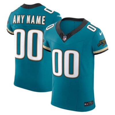 Jacksonville Jaguars Alternate Vapor F.U.S.E. Elite Custom Jersey - Teal