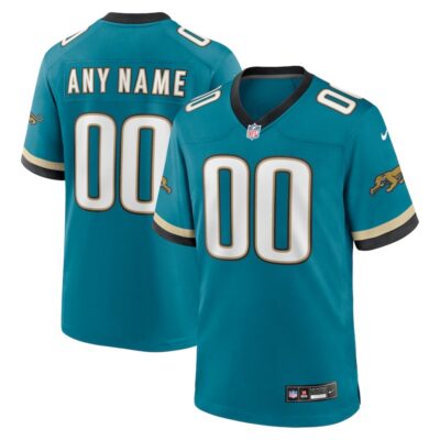 Jacksonville Jaguars Prowler Throwback Custom Game Jersey - Teal