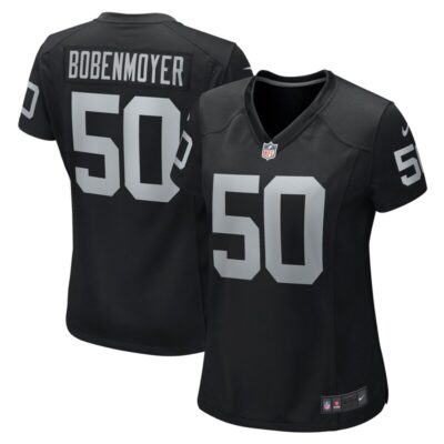 Jacob Bobenmoyer Las Vegas Raiders Women Game Player Jersey - Black