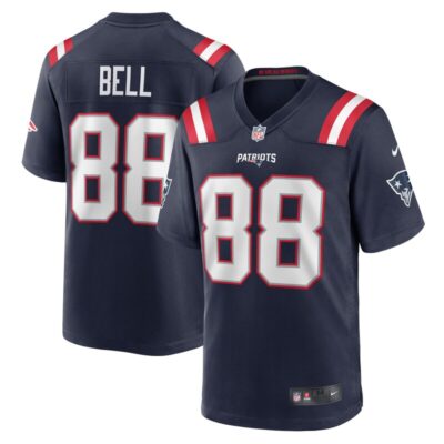 Jaheim Bell New England Patriots Game Jersey - Navy