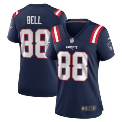 Jaheim Bell New England Patriots Women Game Jersey - Navy