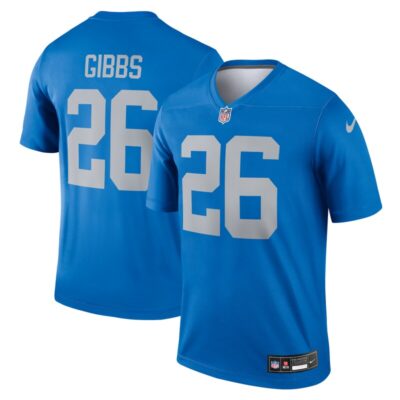 Jahmyr Gibbs Detroit Lions Alternate Legend Player Performance Top - Blue