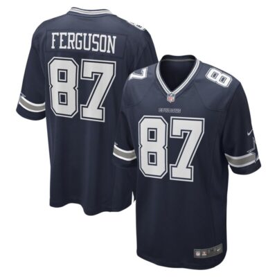 Jake Ferguson Dallas Cowboys Team Game Jersey - Navy