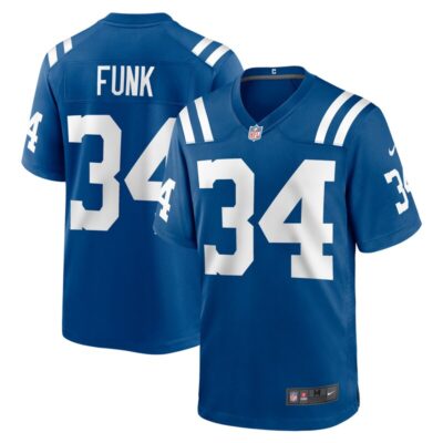 Jake Funk Indianapolis Colts Team Game Jersey - Royal