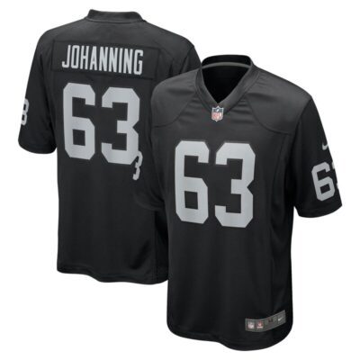 Jake Johanning Las Vegas Raiders Team Game Jersey - Black