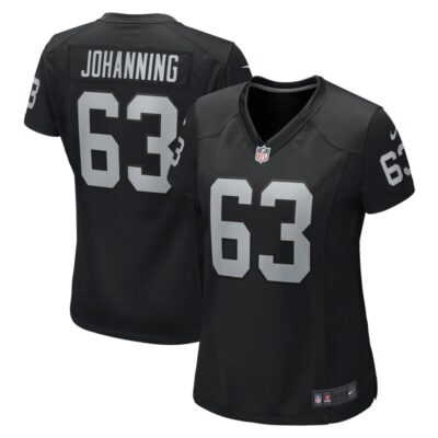 Jake Johanning Las Vegas Raiders Women Game Jersey - Black