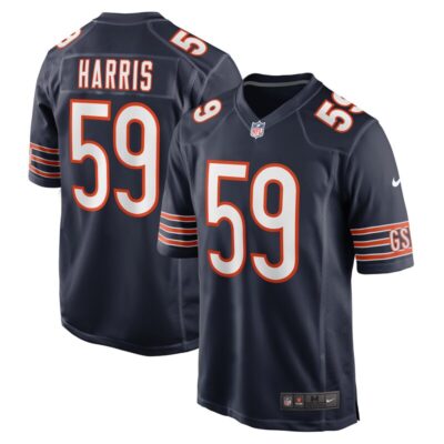 Jalen Harris Chicago Bears Team Game Jersey - Navy