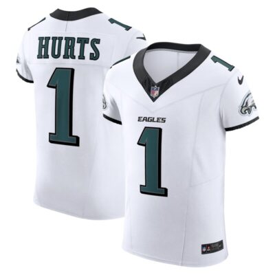 Jalen Hurts Philadelphia Eagles Vapor F.U.S.E. Elite Jersey - White