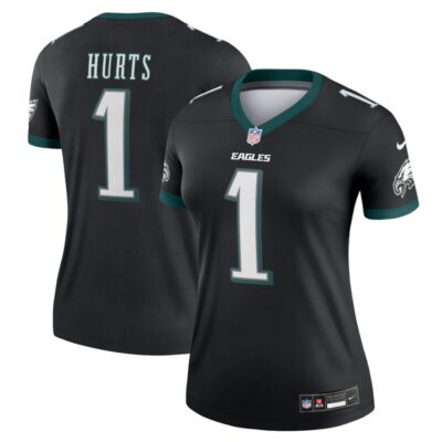 Jalen Hurts Philadelphia Eagles Women Alternate Legend Player Performance Top - Black