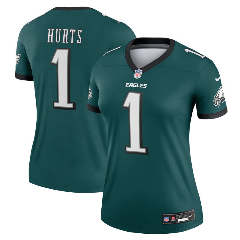 Jalen Hurts Philadelphia Eagles Women Legend Player Performance Top - Midnight Green