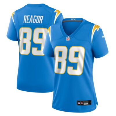 Jalen Reagor Los Angeles Chargers Women Team Game Jersey - Powder Blue