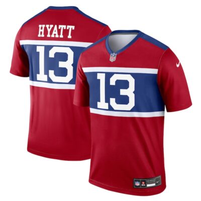 Jalin Hyatt New York Giants Alternate Legend Player Performance Top - Red