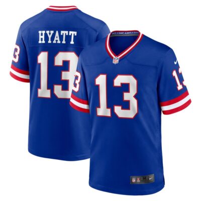 Jalin Hyatt New York Giants Team Game Jersey - Royal