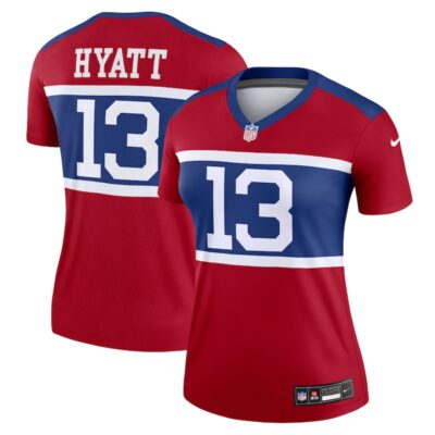 Jalin Hyatt New York Giants Women Alternate Legend Player Performance Top - Red