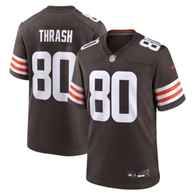 Jamari Thrash Cleveland Browns Team Game Jersey - Brown