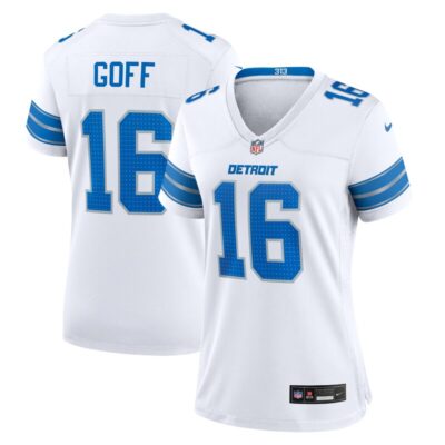 Jared Goff Detroit Lions Women Game Jersey - White