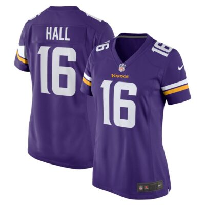 Jaren Hall Minnesota Vikings Women Game Jersey - Purple