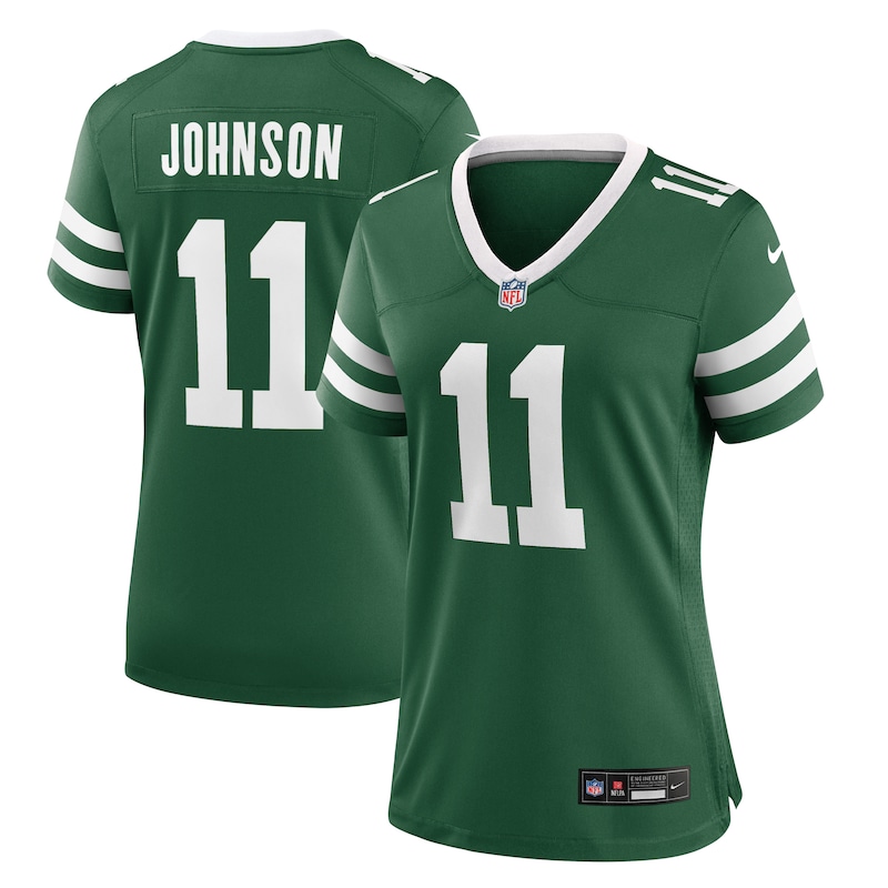 Jarrick Bernard Converse New York Jets Women Team Game Jersey - Legacy Green
