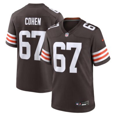 Javion Cohen Cleveland Browns Team Game Jersey - Brown