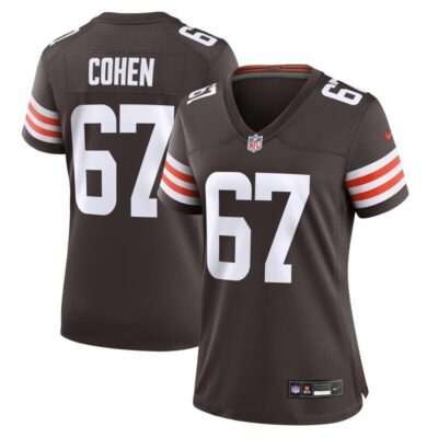 Javion Cohen Cleveland Browns Women Game Jersey - Brown