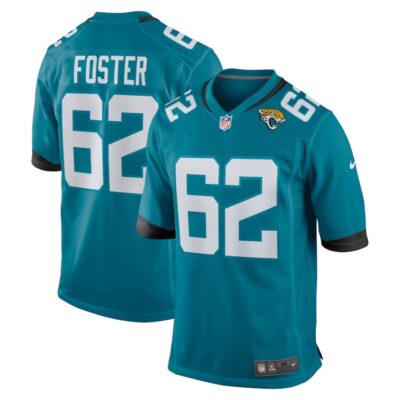 Javon Foster Jacksonville Jaguars Team Game Jersey - Teal