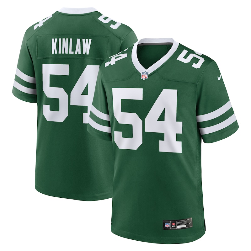 Javon Kinlaw New York Jets Team Game Jersey - Legacy Green