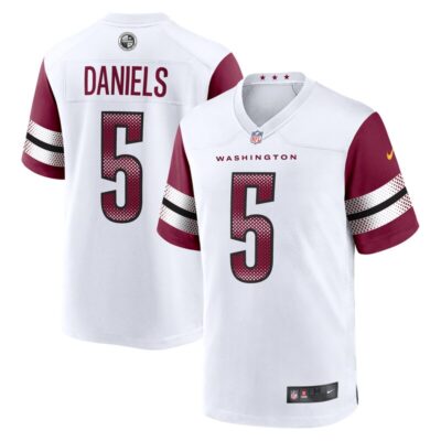 Jayden Daniels Washington Commanders Player Game Jersey - White