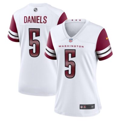 Jayden Daniels Washington Commanders Women Game Jersey - White