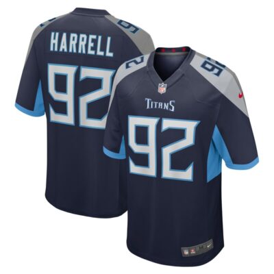 Jaylen Harrell Tennessee Titans Game Jersey - Navy