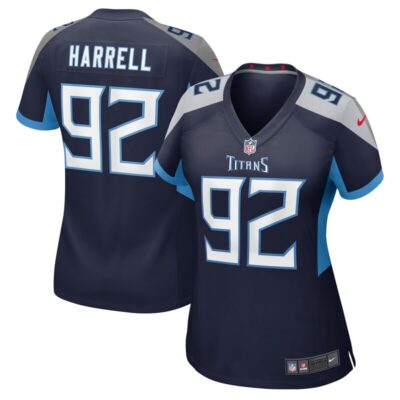 Jaylen Harrell Tennessee Titans Women Game Jersey - Navy