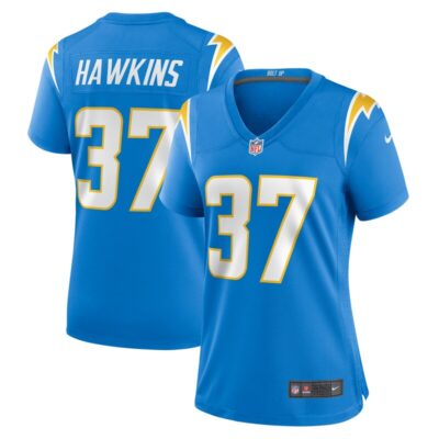 Jaylinn Hawkins Los Angeles Chargers Women Game Jersey - Powder Blue