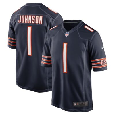 Jaylon Johnson Chicago Bears Game Jersey - Navy