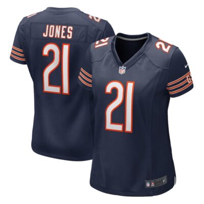 Jaylon Jones Chicago Bears Women Game Jersey - Navy