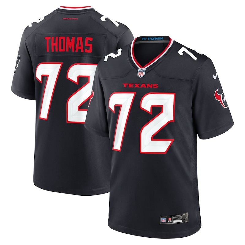 Jaylon Thomas Houston Texans Team Game Jersey - Navy