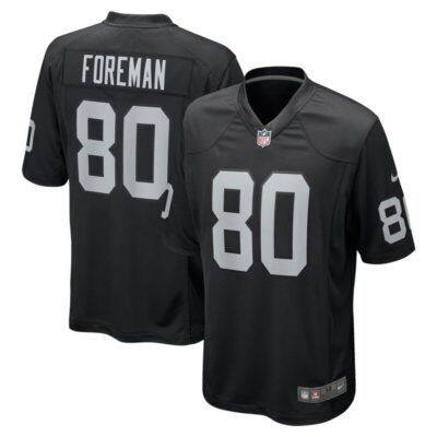 Jeff Foreman Las Vegas Raiders Team Game Jersey - Black