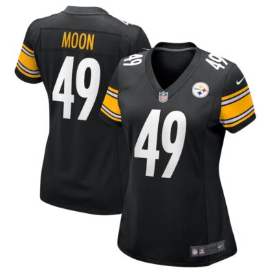 Jeremiah Moon Pittsburgh Steelers Women Game Jersey - Black