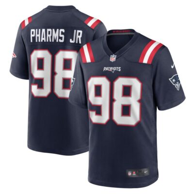 Jeremiah Pharms Jr. New England Patriots Game Jersey - Navy