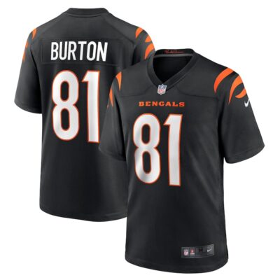 Jermaine Burton Cincinnati Bengals Game Jersey - Black