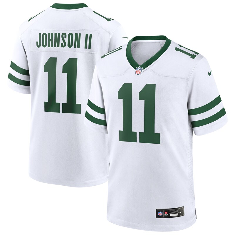 Jermaine Johnson II New York Jets Game Jersey - Legacy White