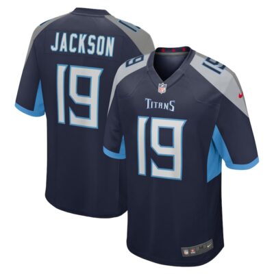 Jha'Quan Jackson Tennessee Titans Game Jersey - Navy