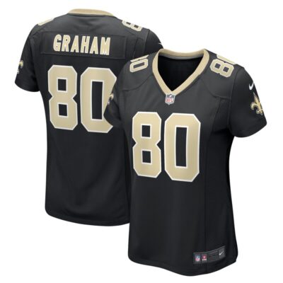 Jimmy Graham New Orleans Saints Women Team Game Jersey - Black