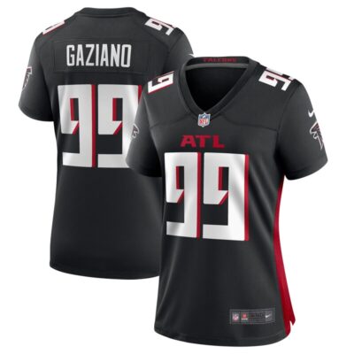 Joe Gaziano Atlanta Falcons Women Team Game Jersey - Black