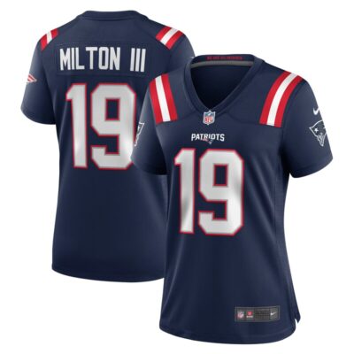 Joe Milton III New England Patriots Women Game Jersey - Navy