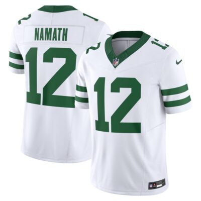 Joe Namath New York Jets Vapor F.U.S.E. Limited Jersey - Legacy White