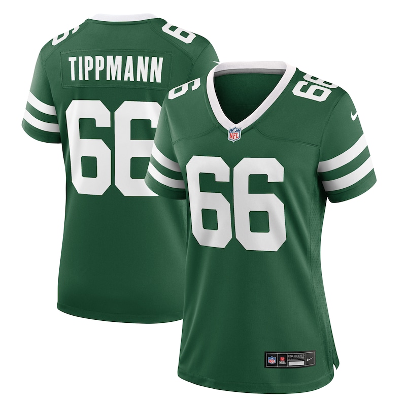 Joe Tippmann New York Jets Women Team Game Jersey - Legacy Green