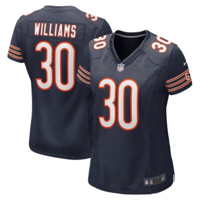 Joejuan Williams Chicago Bears Women Game Jersey - Navy