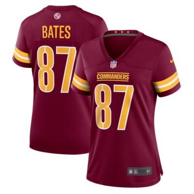 John Bates Washington Commanders Women Game Jersey - Burgundy