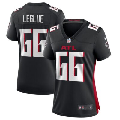 John Leglue Atlanta Falcons Women Team Game Jersey - Black