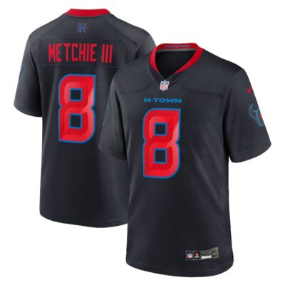 John Metchie III Houston Texans 2nd Alternate Game Jersey - Navy