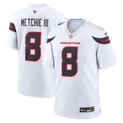 John Metchie III Houston Texans Game Jersey - White